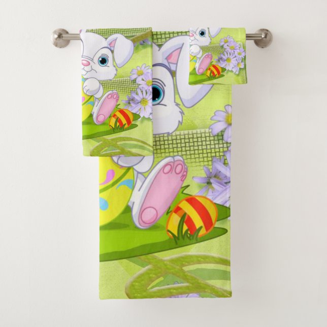 Easter Bathroom Towel Sets (Insitu)