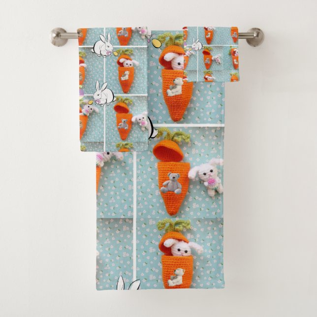 Easter Bathroom Towel Sets (Insitu)