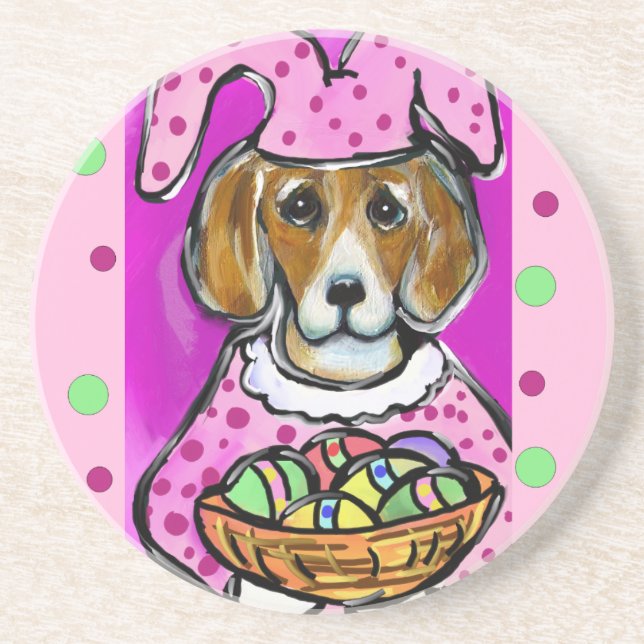 EASTER BEAGLE COASTER (Front)