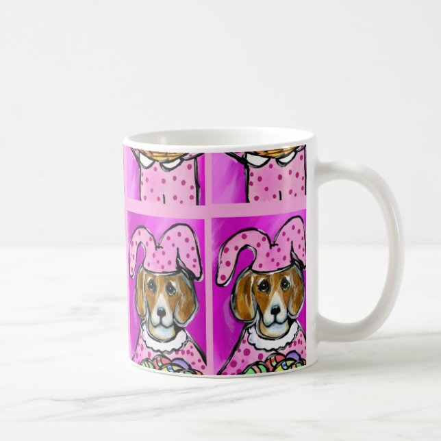 EASTER BEAGLE COFFEE MUG (Right)