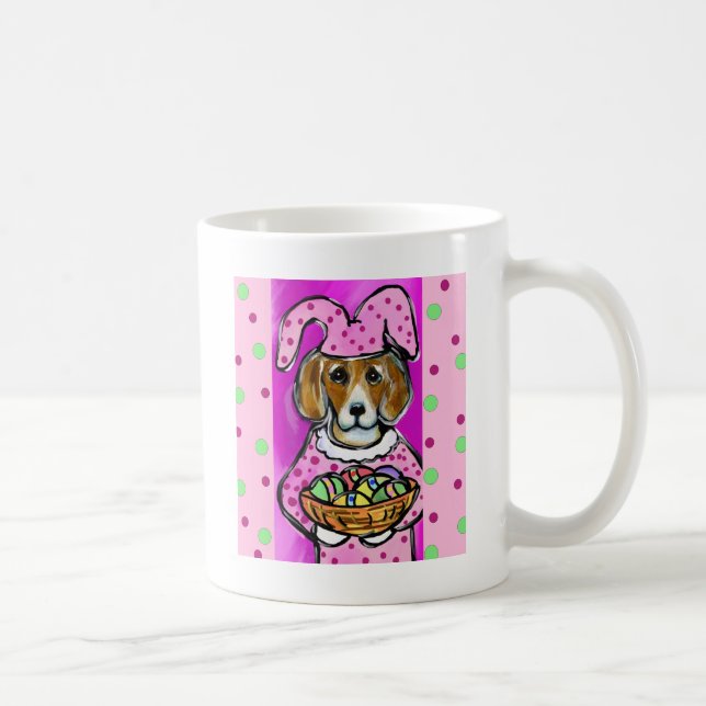 EASTER BEAGLE COFFEE MUG (Right)