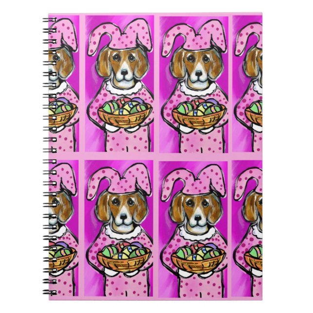 EASTER BEAGLE NOTEBOOK (Front)