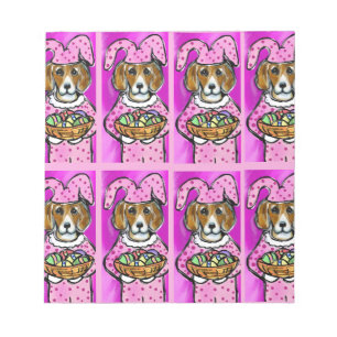 EASTER BEAGLE NOTEPAD