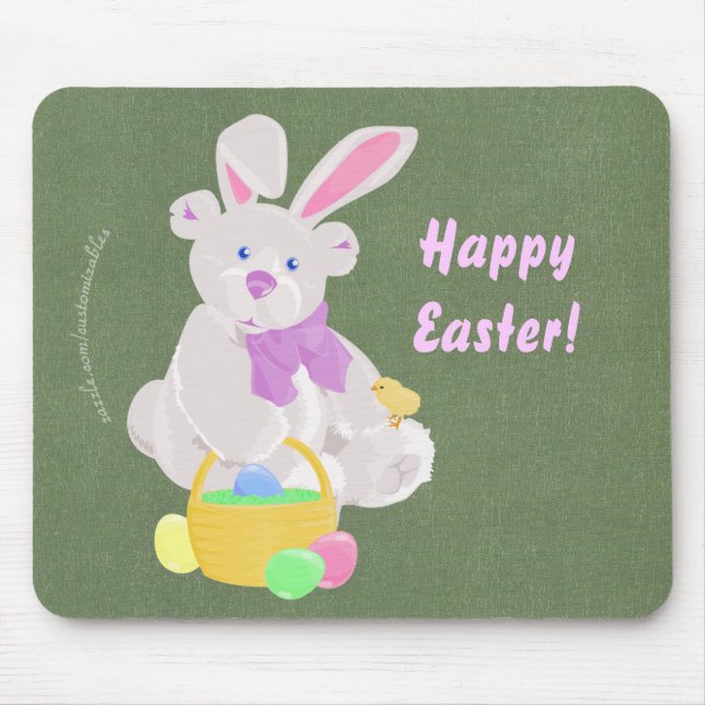 Easter Bear Mousepad (Front)