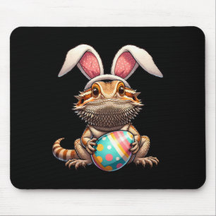 Easter Bearded Dragon Pets Pet Egg Eggs Bunny Men Mouse Pad