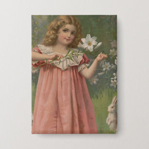 Easter Beauties, Vintage Illustration, 1898