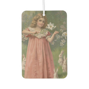 Easter Beauties, Vintage Illustration, 1898 Car Air Freshener