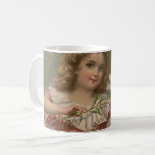 Easter Beauties, Vintage Illustration, 1898 Coffee Mug