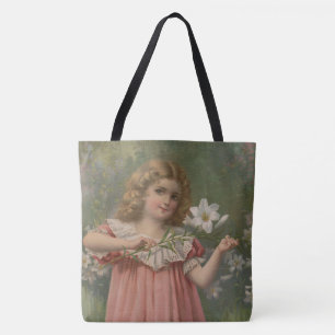 Easter Beauties, Vintage Illustration, 1898 Tote Bag