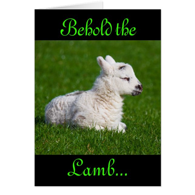 Easter Behold the Lamb III (Front)