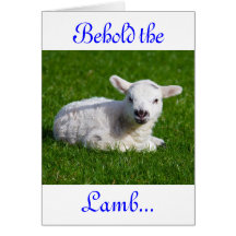 Easter Behold the Lamb IV Holiday Card