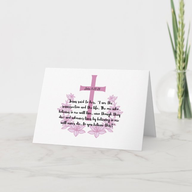 Easter Bible Verse Card (Front)