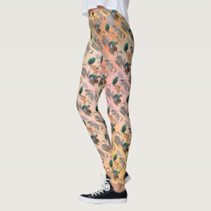 Easter Bilby & Australian Flowers  Leggings