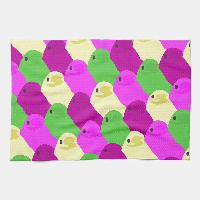 easter bird candy tea towel (Horizontal)