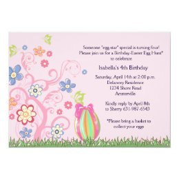 easter birthday invitations