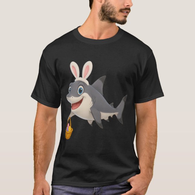 Easter Blacktip Shark T-Shirt (Front)