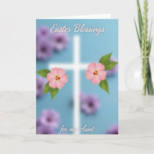 Easter Blessings Aunt Card