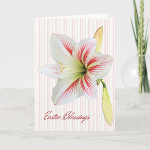 Easter Blessings Card with Lily