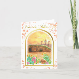 Easter Blessings, Easter Card by Jenny McLaughlin