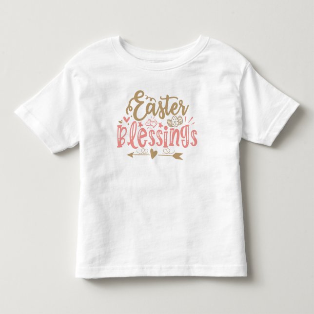 Easter Blessings, Easter Toddler T-shirt (Front)