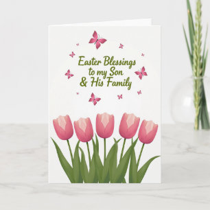 Easter Blessings Family Spring Card
