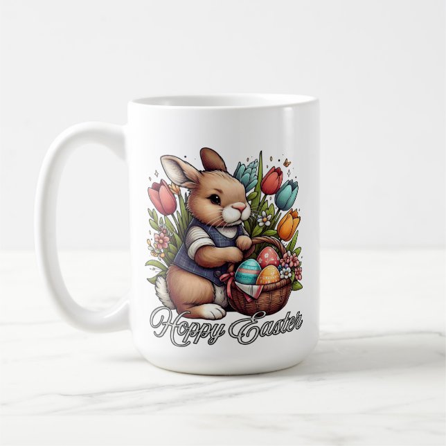 Easter Blessings-Hoppy Easter Coffee Mug (Left)