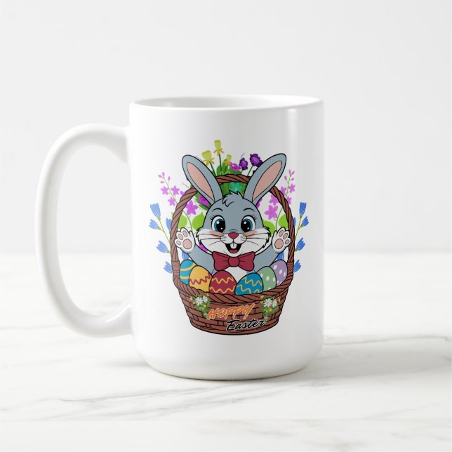Easter Blessings-Hoppy Easter Coffee Mug (Left)
