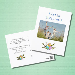 Easter Blessings Modern Christian Family   Holiday