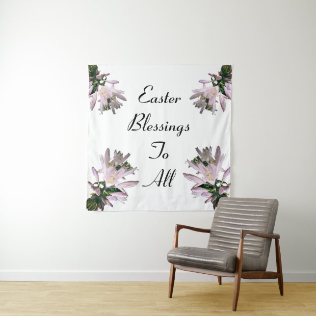 EASTER BLESSINGS tapestry (In Situ)