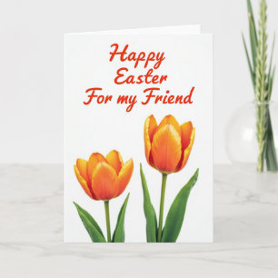 Easter Blooms Friend Greeting Card