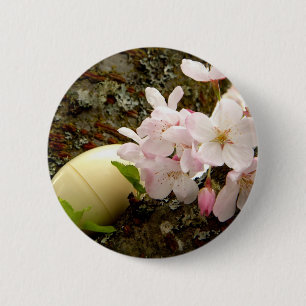 Easter Blossoms 6 Cm Round Badge
