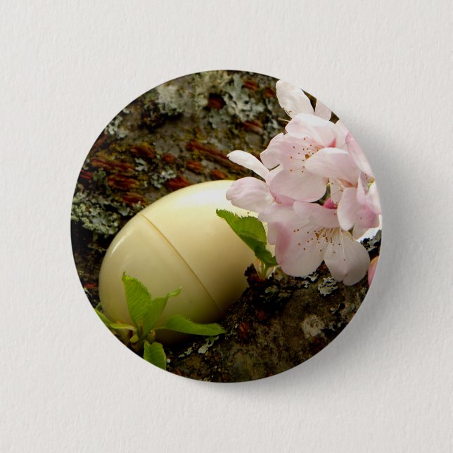Easter Blossoms 6 Cm Round Badge (Front)