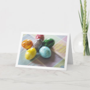 Easter blur holiday card