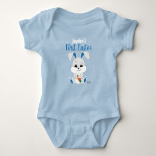 Easter Bodysuit with Cute Bunny for Baby Boy