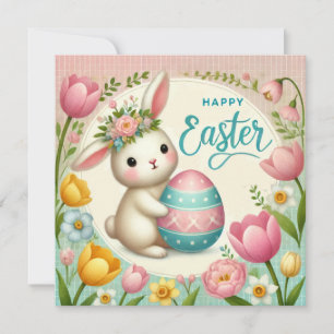 EASTER BONNET GREETING OR INVITATION