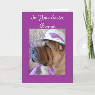 Easter Bonnet Holiday Card