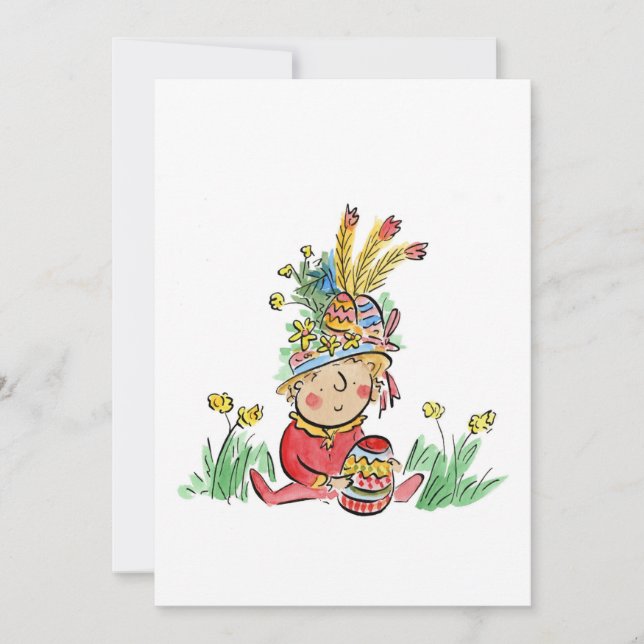 Easter Bonnet Invitation (Front)