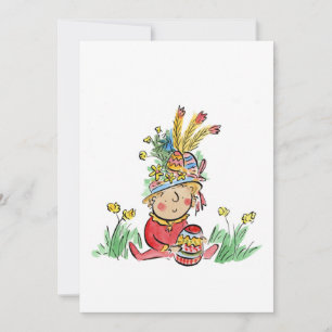 Easter Bonnet Invitation