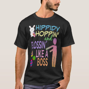 Easter Boss Bunny & Decorated Eggs T-Shirt