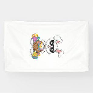 Easter Boys Girls Kids Toddler Bunny Rabbit Easter Banner