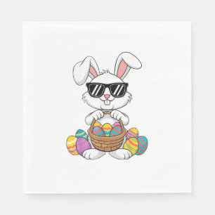 Easter Boys Girls Kids Toddler Bunny Rabbit Easter Napkin