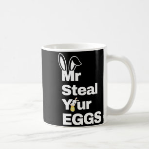 Easter boys toddlers mr steal your eggs funny coffee mug