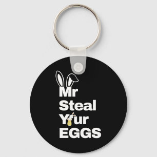 Easter Boys Toddlers Mr Steal Your Eggs Funny T Sh Key Ring