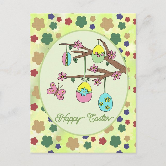 Easter branch postcard (Front)