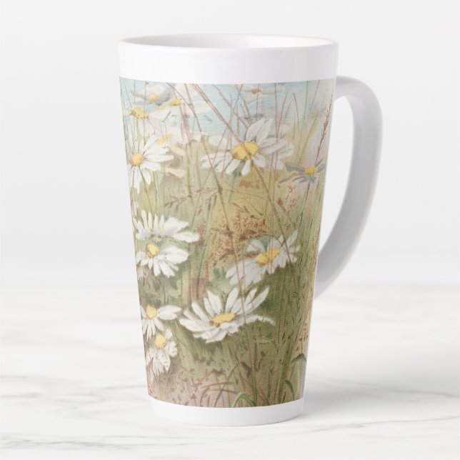 "Easter Brings the Budding Spring"  Latte Mug (Right Angle)