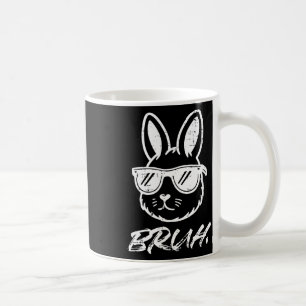 Easter Bruh Bunny Sungles Funny Meme Men Boys Kids Coffee Mug