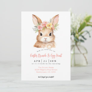 Easter Brunch and Egg Hunt Invitation