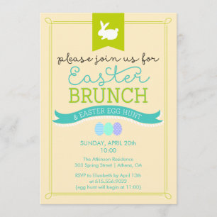 Easter Brunch & Easter Egg Hunt Invitation