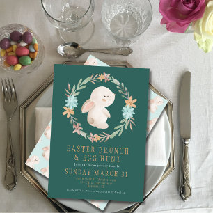 Easter Brunch Easter Egg Hunt Invitation