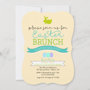 Easter Brunch & Easter Egg Hunt Invitation